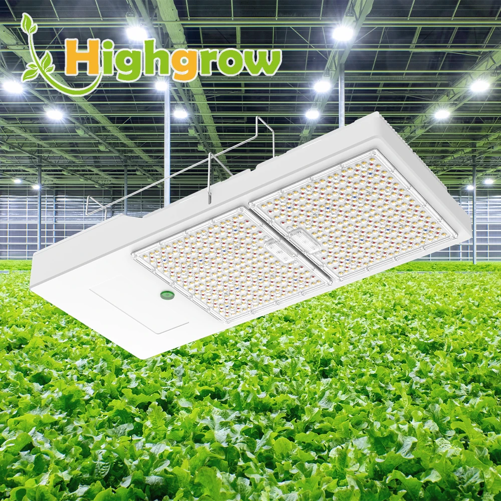 Hydroponic Greenhouse LED Grow Light HPS 1000w Full Spectrum Samsung Lm301B Limited SMD Diodes Foldable LED light Plates