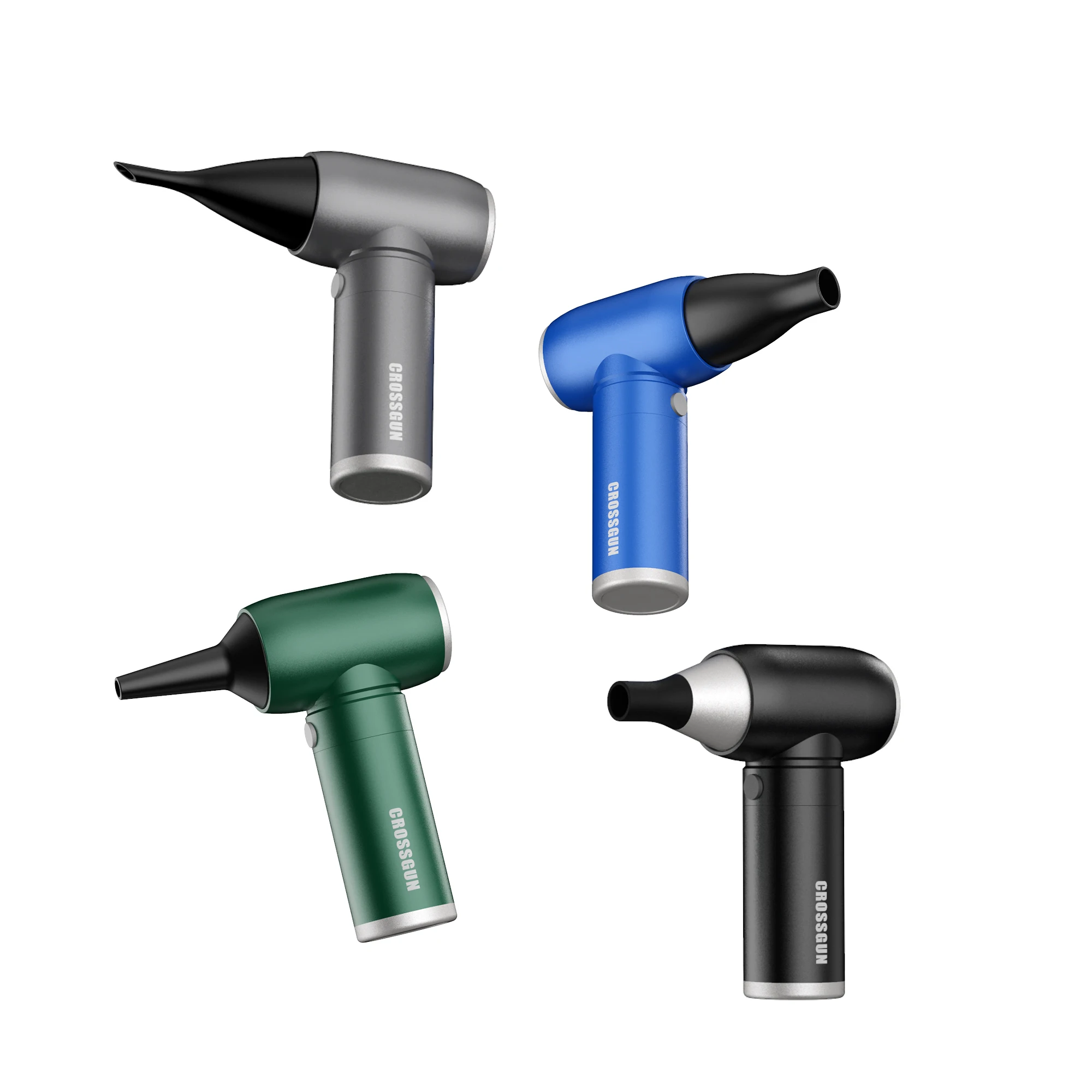 CROSSGUN Mini Jet Fan Air Hammer Powerful Electric Air Duster blower  Handheld Quiet Mini Portable Hand Fan for Travel