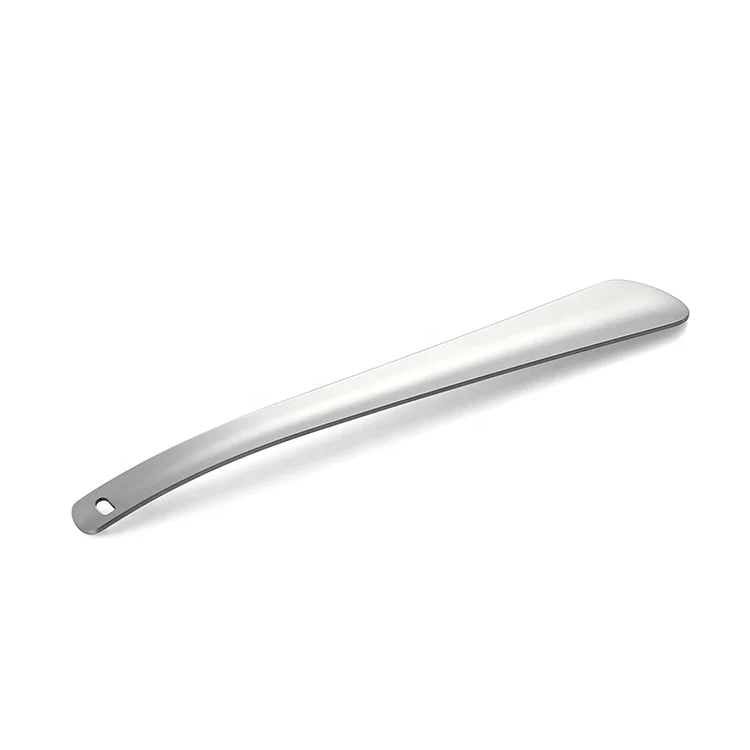 Customized Hot Sale Metal Stainless Steel Shoe Horn and Long Shoehorn with logo