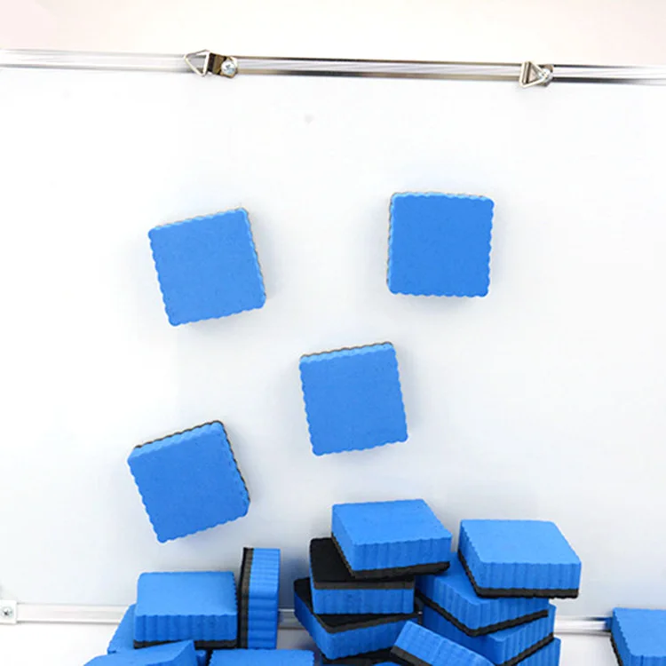 Manufacturers direct sales square wave EVA white board eraser felt cloth board eraser