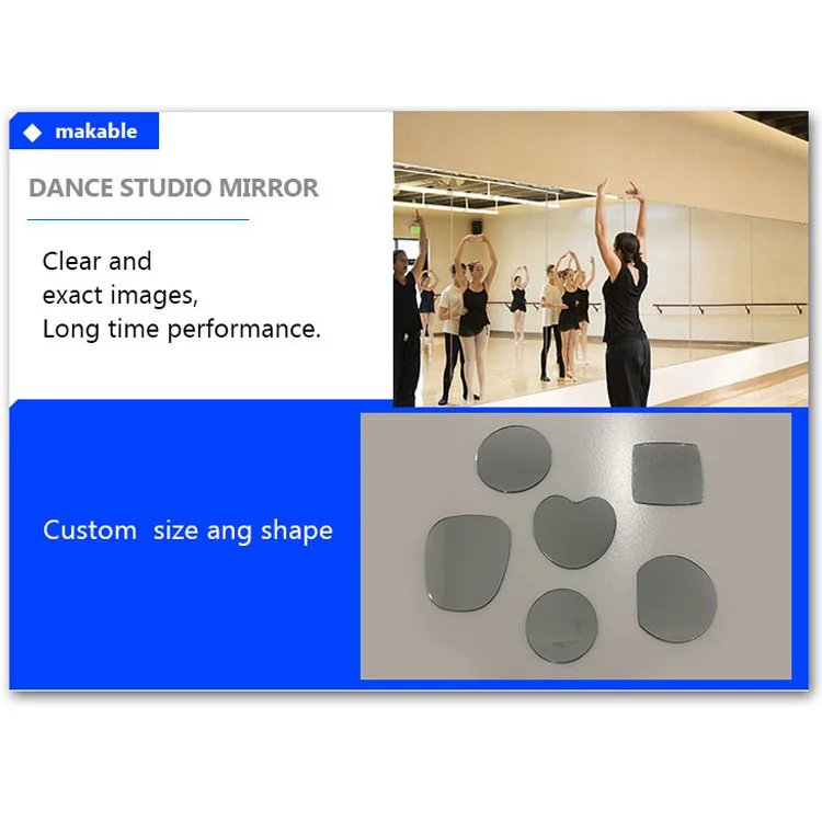 Aluminum silver Coating mirror customized 2~6mm glass mirror sheet silver mirror original sheet