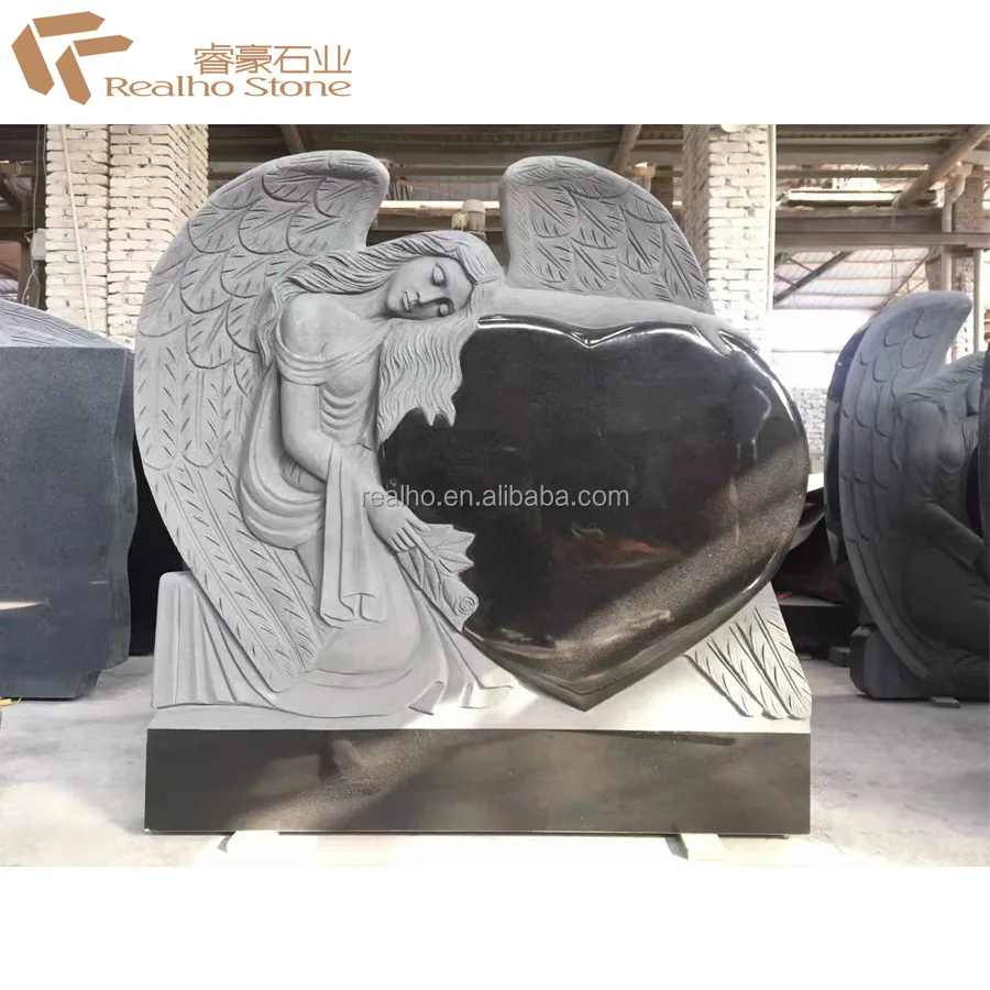 European Style Angel Headstones Granite Tombstones And Monuments