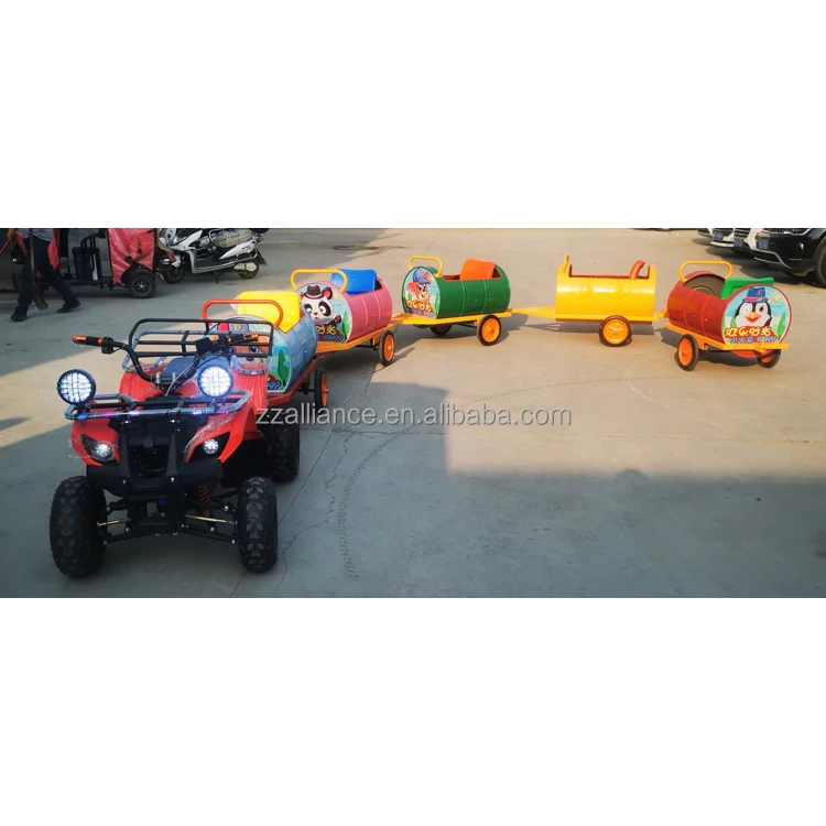 hot sale oil drum battery train amusement park electric train rides on battery train trackless for sale