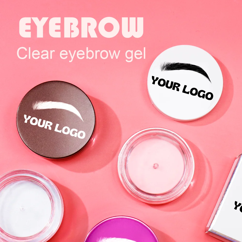Natural Herbal Long Lasting Waterproof Brow Enhancer Mascara Gel Private Label Cruelty-Free Eyebrow Styling Soap Wax Eye Makeup