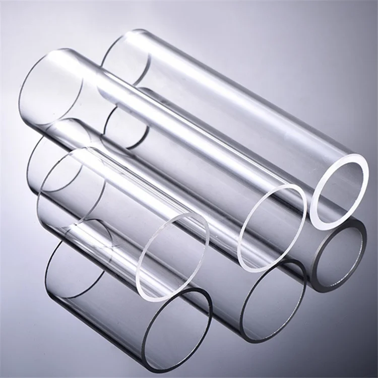 Custom high temperature heat resistant clear quartz glass pipe for smoking