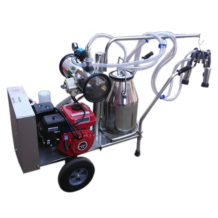 High quality the cow sheep with electric pulse milking machine