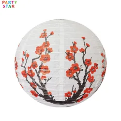 Wholesale Customized Home Festival Party Wedding Decoration Chinese Retro Plum Paper Lanterns