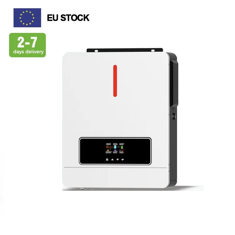 6.2KW 48VDC 230VAC 6000 Watt Pure Sine Wave Inverter Dual Output Wide PV Input 60-450VDC Solar Inverter For Off Grid And On Grid