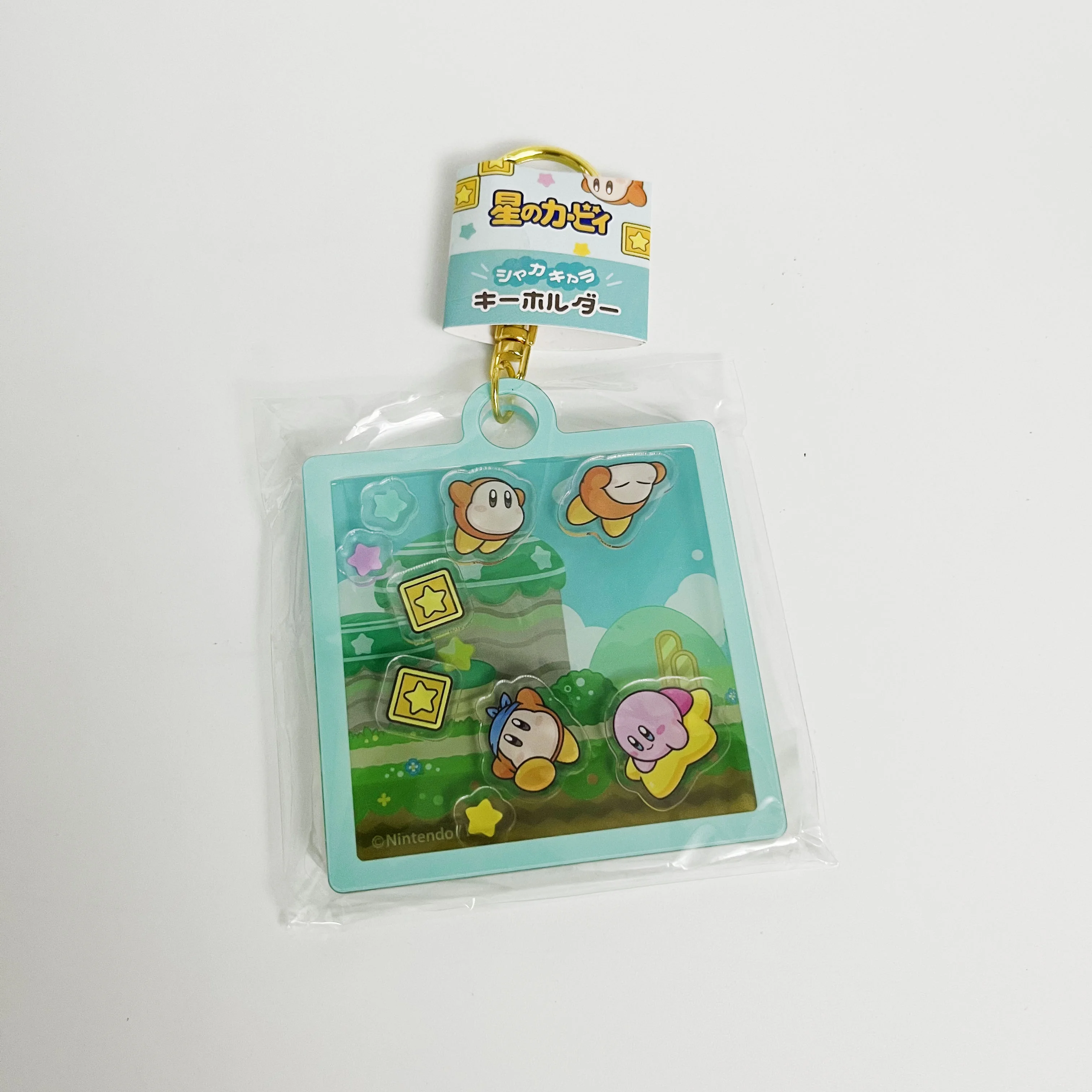 HD UV printing Acrylic Keychain Ring Metal Ring Acrylic Keychain  Cutey Acrylic Pendant