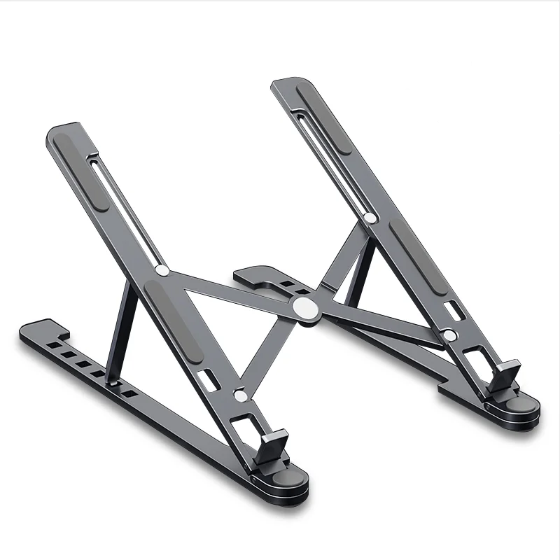 8-angle adjustable desktop portable tablet computer stand holder aluminum laptop table stand for office desk