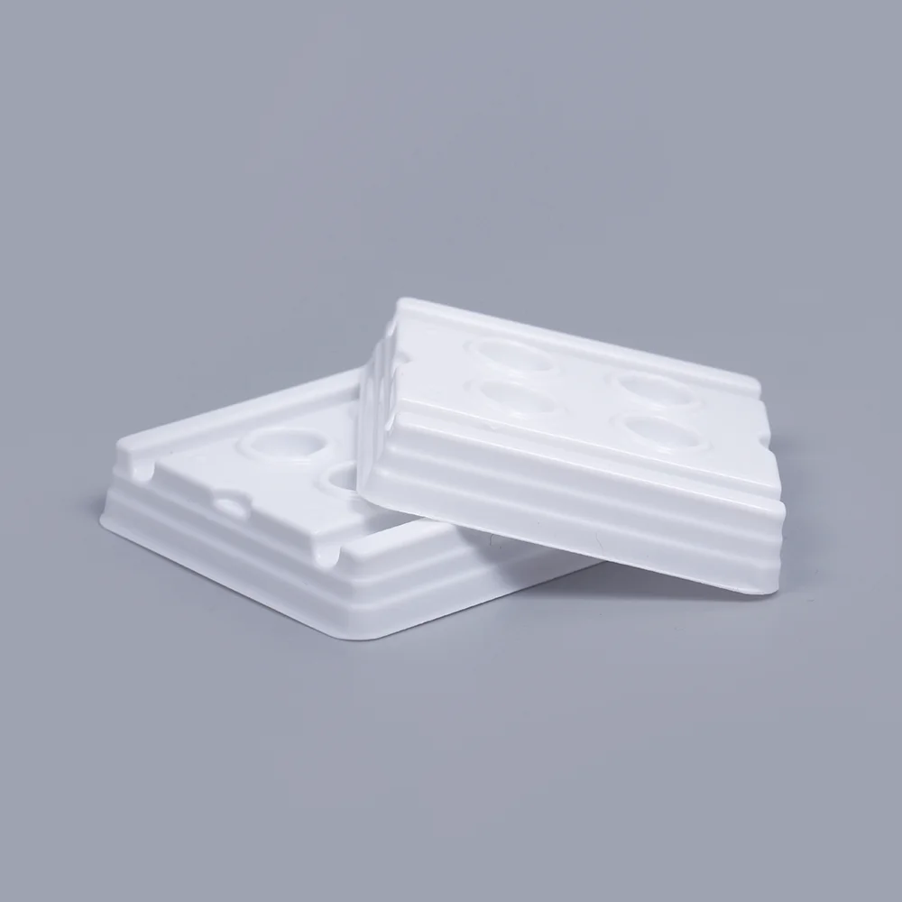 Wholesale Dental Disposable Mixing Wells  Mini White Plastic  2/4 Holes  Wells