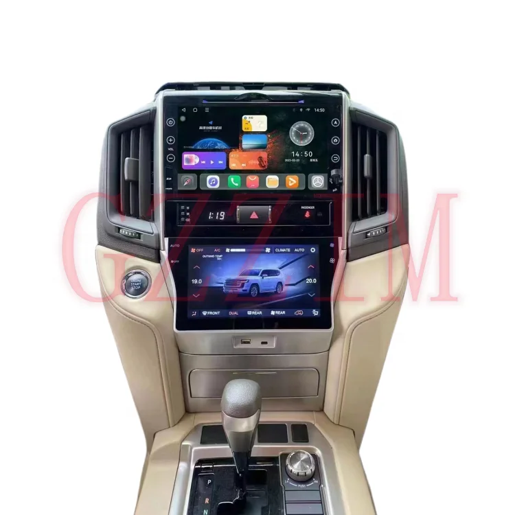 LCD Display Touch Screen AC Control Panel Car LCD Air Conditioner Control Panel  For Land Cruiser 2016-2020