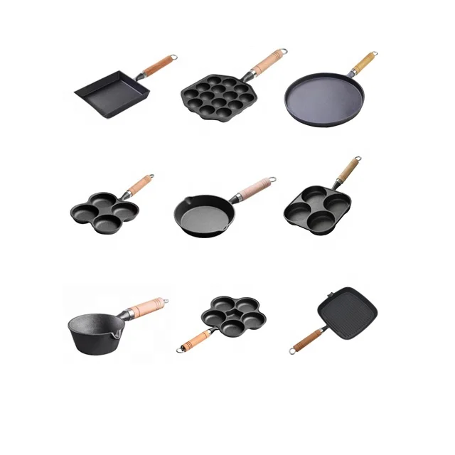 machined cast iron pan skillet
