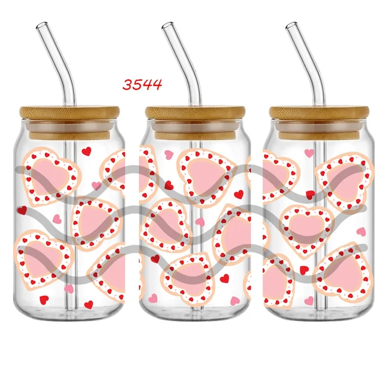 Good Price custom uv dtf transfers for cups wrap uv dtf cup decals transfers christmas uv dtf cup wrap transfers 16oz 24oz lib