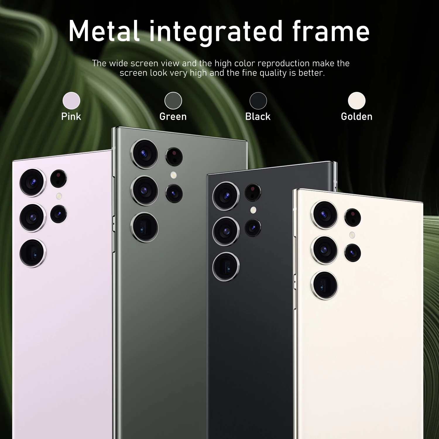 good Selling Custom Cell Phones Smartphones S24 Ultra Big Screen 5g Smartphone 16gb + 1tb Android13 Dual Sim Card Handphone