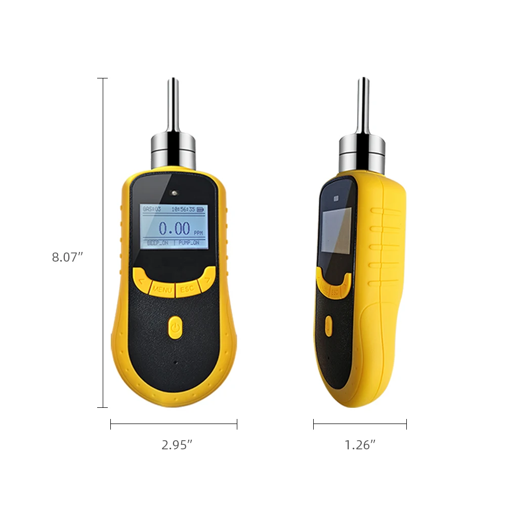 Высокоточный портативный газовый детектор Qlozone 0-100ppm O3 анализатор озона 0-10ppm