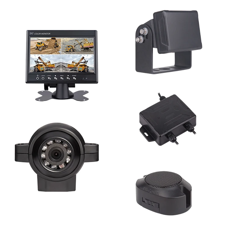 30M Detection Range 720P Car Blind Spot Detection System Millimeter Wave Radar System