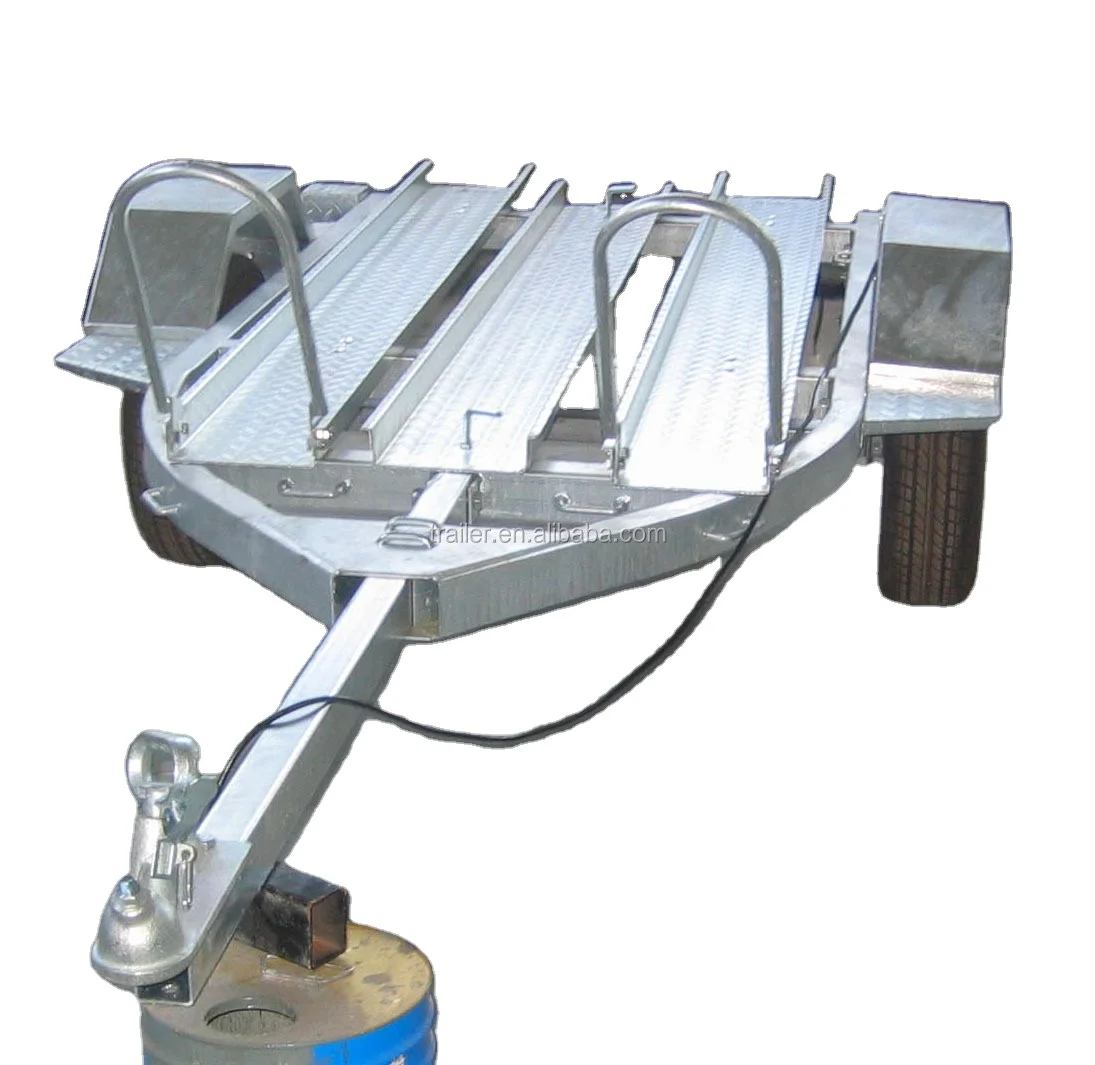 2023 NEW  Galvanized Motorcycle  Trailer /ATV Trailer