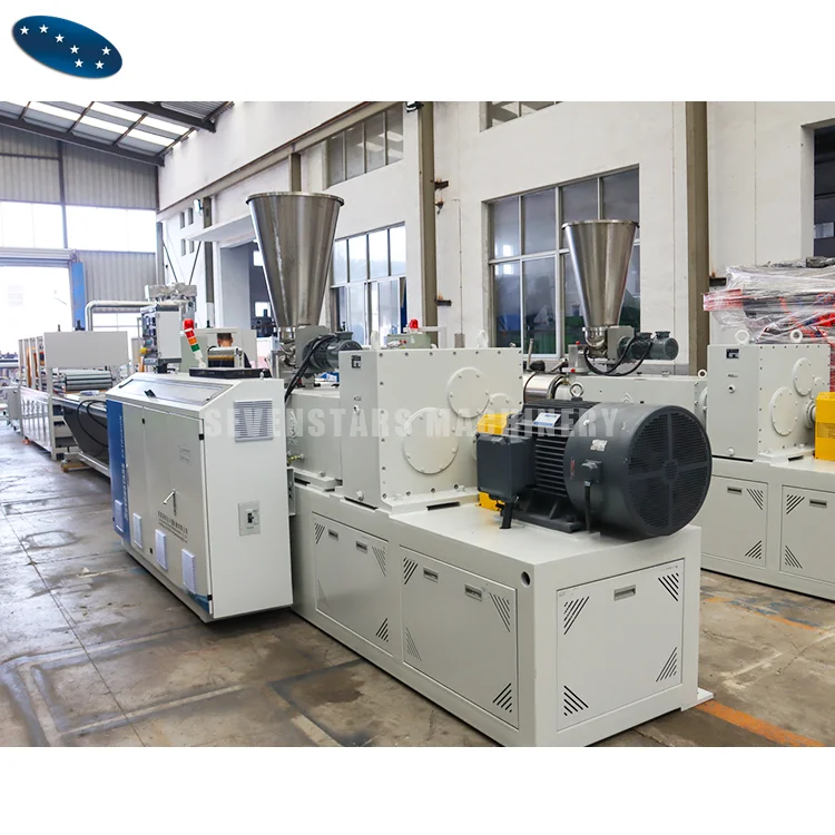 Sevenstars High Quality Perfect Running PVC Ceiling Panel Making Machine / PVC Wall Panel Production Line