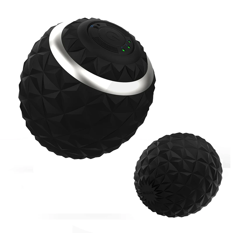 Electric fascia ball Body massager recovery 4 adjustment silicone muscle relaxation relief the pain vibration massage ball