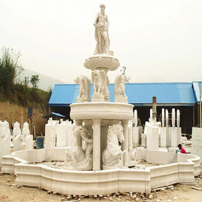 handmade large outdoor marble garden 3 tier water fountain outdoor natural stone fountains for sale