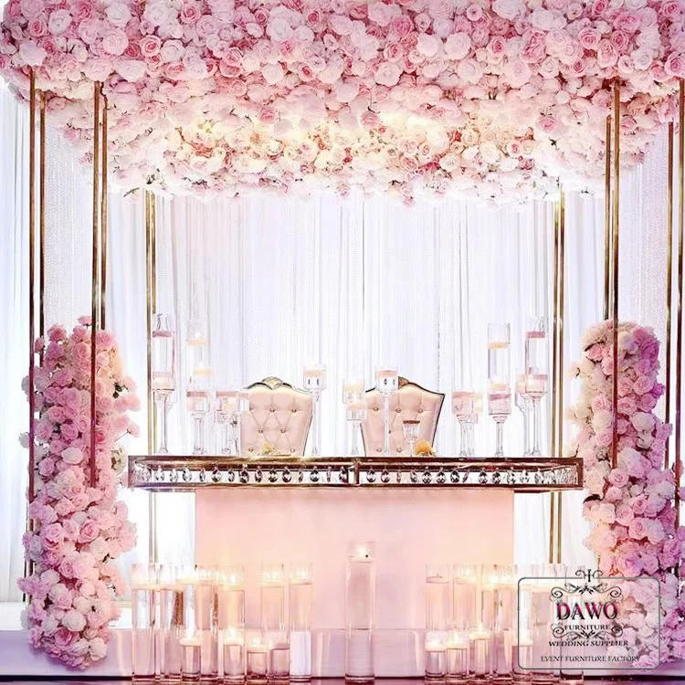 Fashion design stylish hotel lobby furniture stainless steel thron chairs king throne wedding