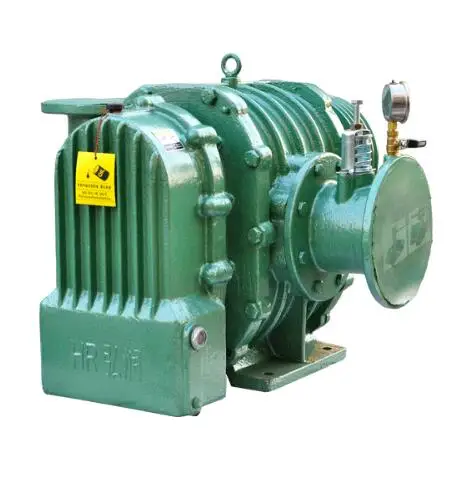 8kw Electric two triple lobes Roots Blower Vacuum for fishing pond waste water treatment