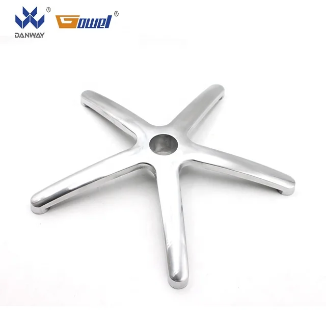 ALA-C19 Best quality most popular aluminum rotatable metal heavy duty universal five star chair base
