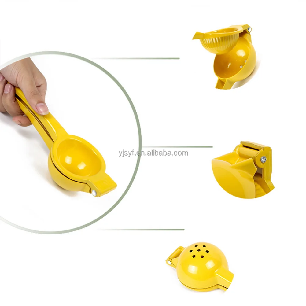 Kitchen Lime Squeezer espremedor de limao Metal Citrus Juicer Fruit Hand Press Orange Lemon Squeezer 2 in 1