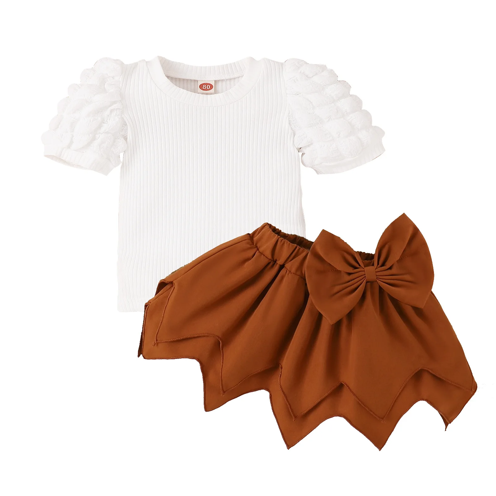 Summer 2 pieces set 3-24 months kids girls clothing suppliers baby wear