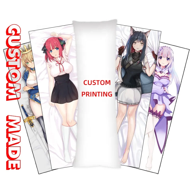 Customizable Personalized Anime nude Dakimakura Pillow case Cover  Cushion Cover