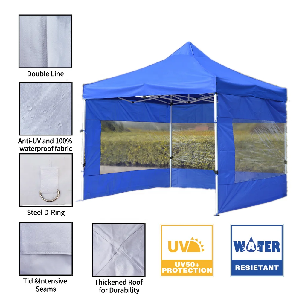 Outdoor Event Design 10x10ft Pop Up trade show Tent With dye sublimation printing