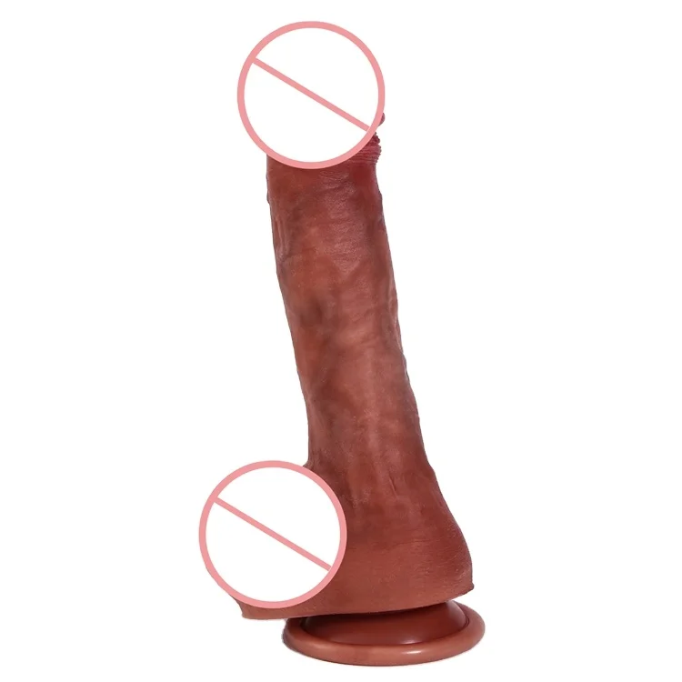 Huge realistic dildos natural design with ball and suction cup for women