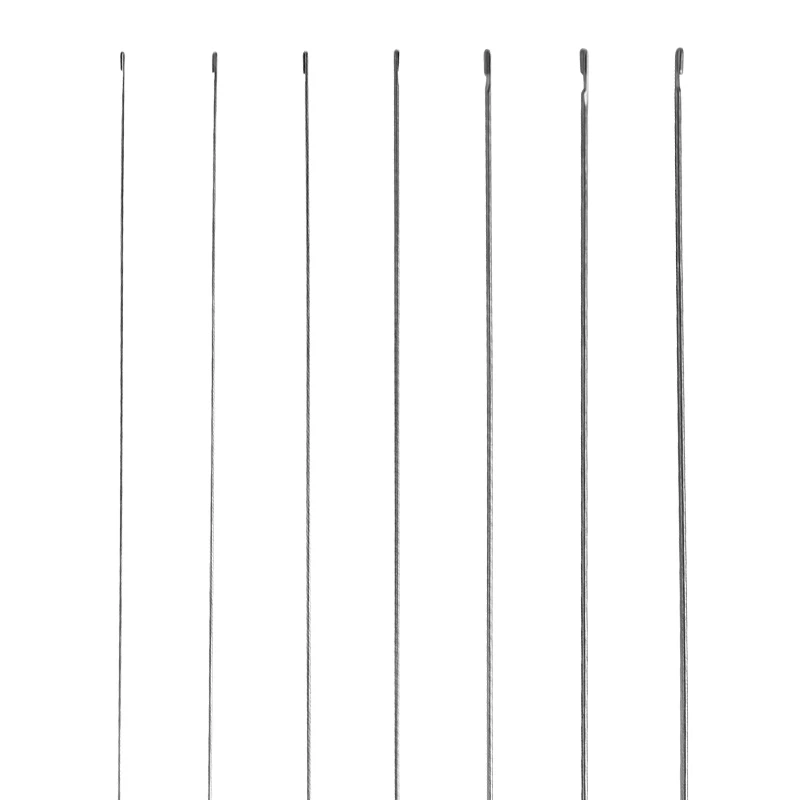 JC Beading Jewelry DIY Tools Small Hook Stainless Steel Threading Needle Open Beading Needle