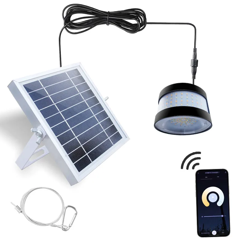 Solar Camping Lamp Tent Lantern LED Emergency Rechargeable Solar Camping Lamp For Portable Lighting