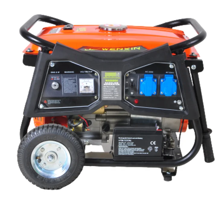 Новый дизайн WX-6500G 5kw 13HP четырехтактный генератор бензиновый двигатель генератор