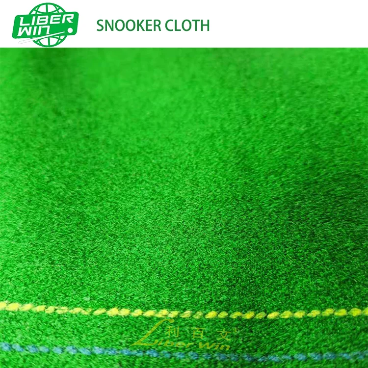 High Quality Liberwin DBL Wool Snooker Felt Table Cloth for 12FT with bed and cushion billiard cloth