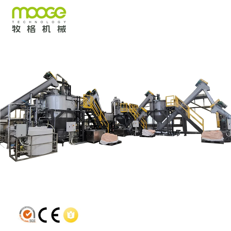 Hot Sell PET Recycle Polyester Staple Fiber Making Machine/PET Bottle Recycling Machine Washing Line