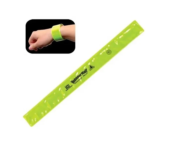Hot Selling Pink Reflective Slap PVC Reflex Band Slap PVC Wrist Band Slap Bands Night Running Reflective BraceletsSafety Armband