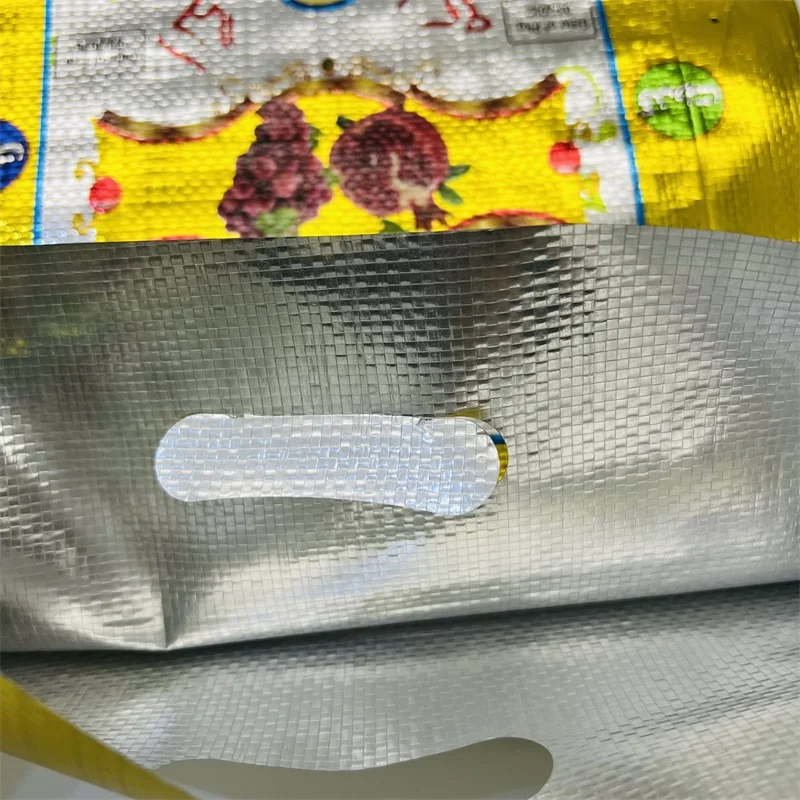 Opp printing laminated pp woven rice sacks/plastic packaging bags wholesale