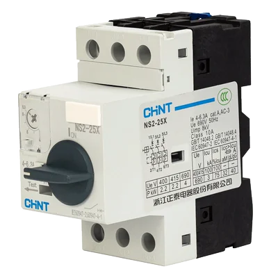 CHINT NS2-25X 50hz 60hz 230V - 690v 25A motor starter ac motor protector circuit breaker