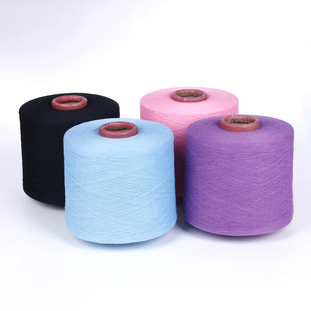 Recycled Melange OE TC Towel Cotton Yarn For Machine Knitting Socks