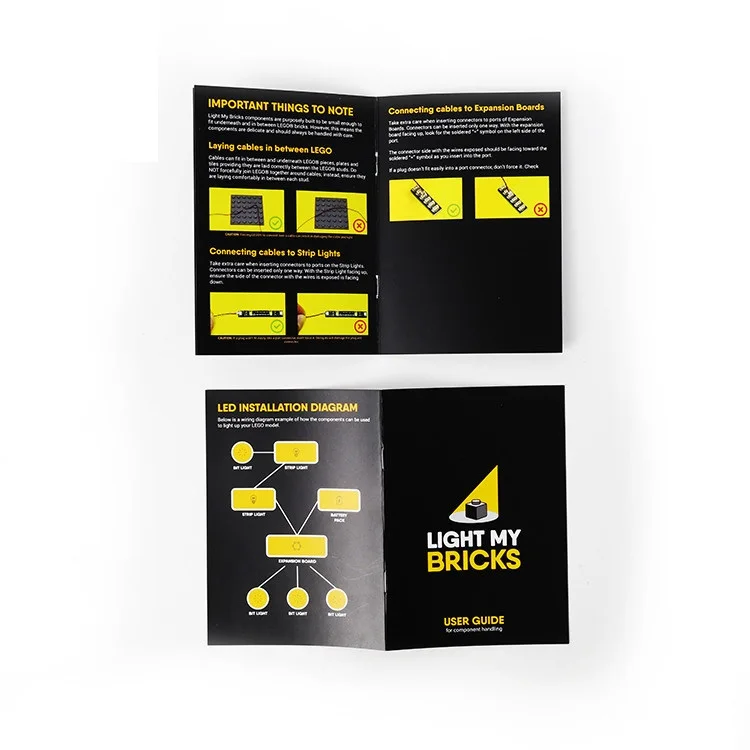 Professional Manufacturer Flyer Booklet Catalog Instruction Manual Printing Service