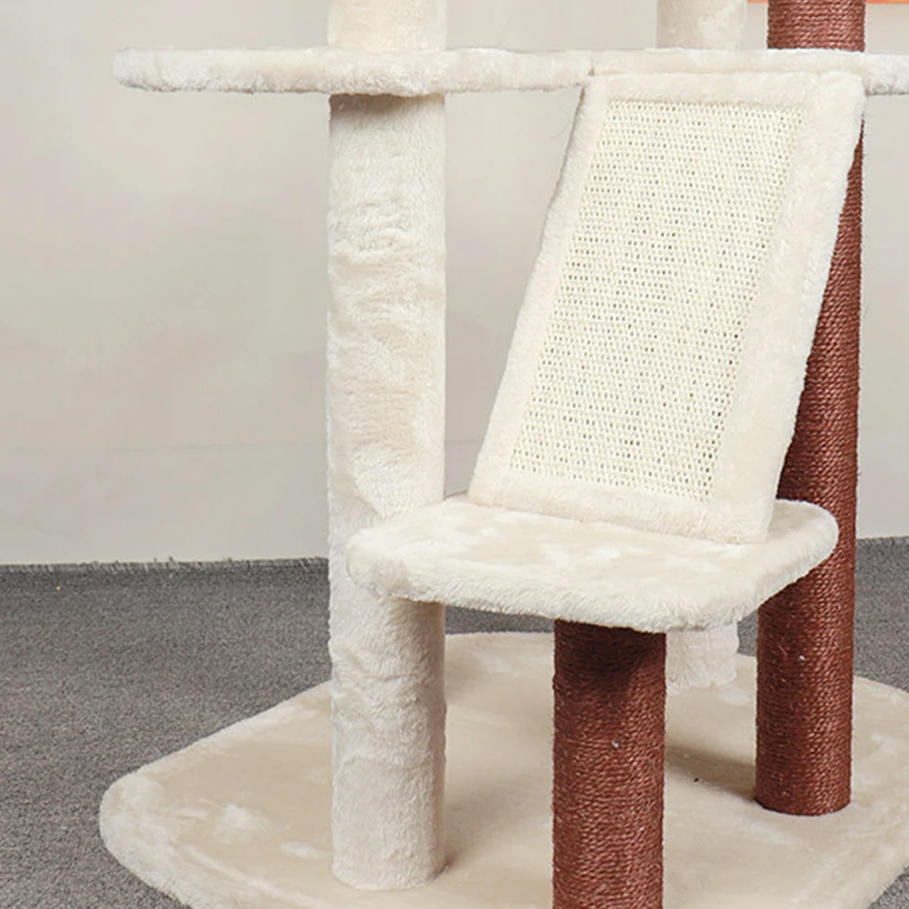 Amazon Top Seller Pet Product Cat Tree Tower Condo Scratcher Furniture Kitten Pet House Hammock Sisal wood comfortable plush