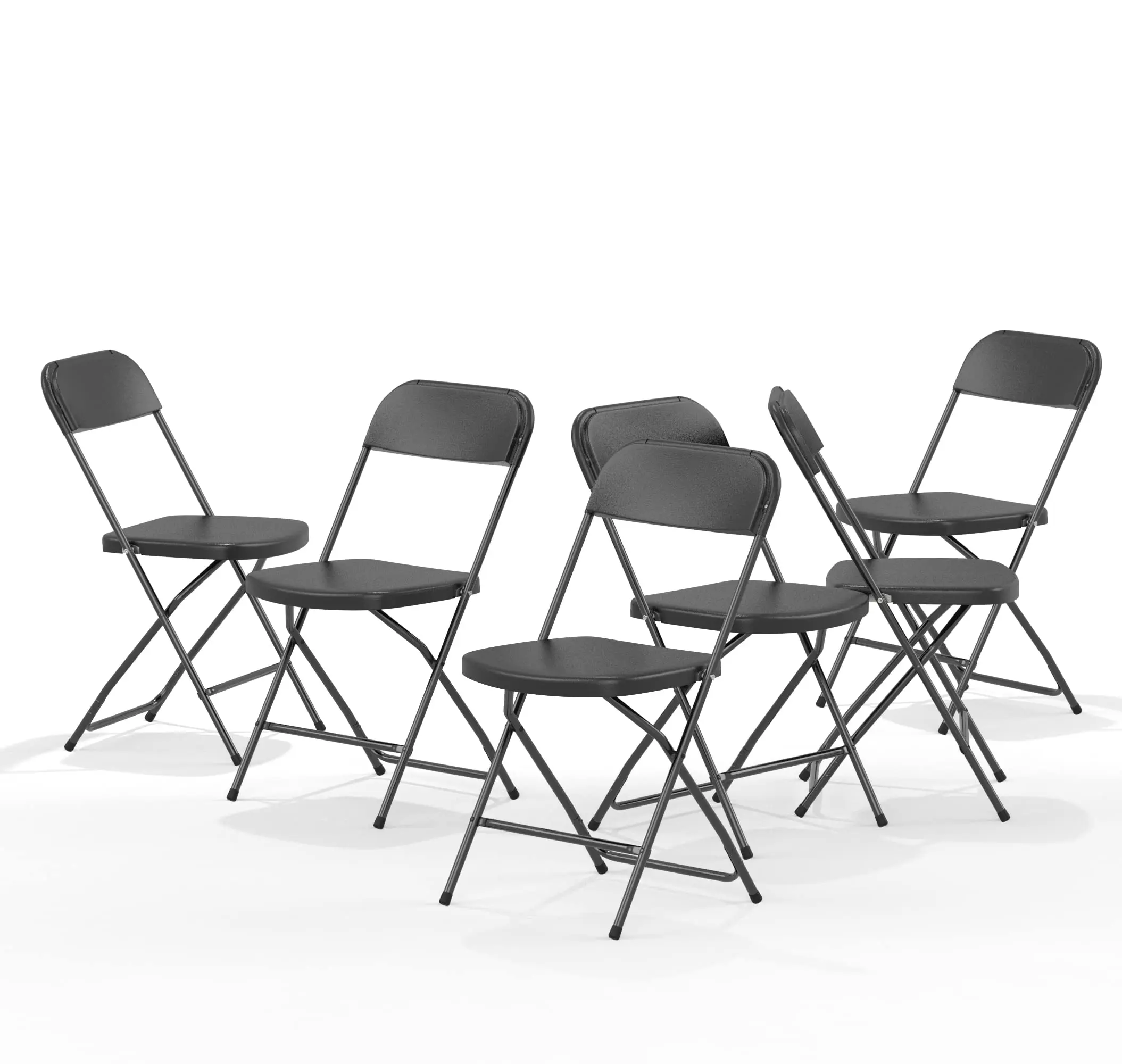 Wholesale commercial stackable black wedding party events steel folding metal chair