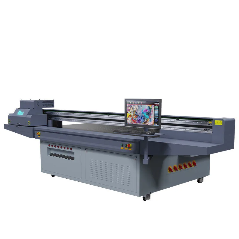 2513UV Large Flat Panel Inkjet Printer PVC Acrylic Glass Sheet Metal & Plastic Distribution Cabinet Printing Machine