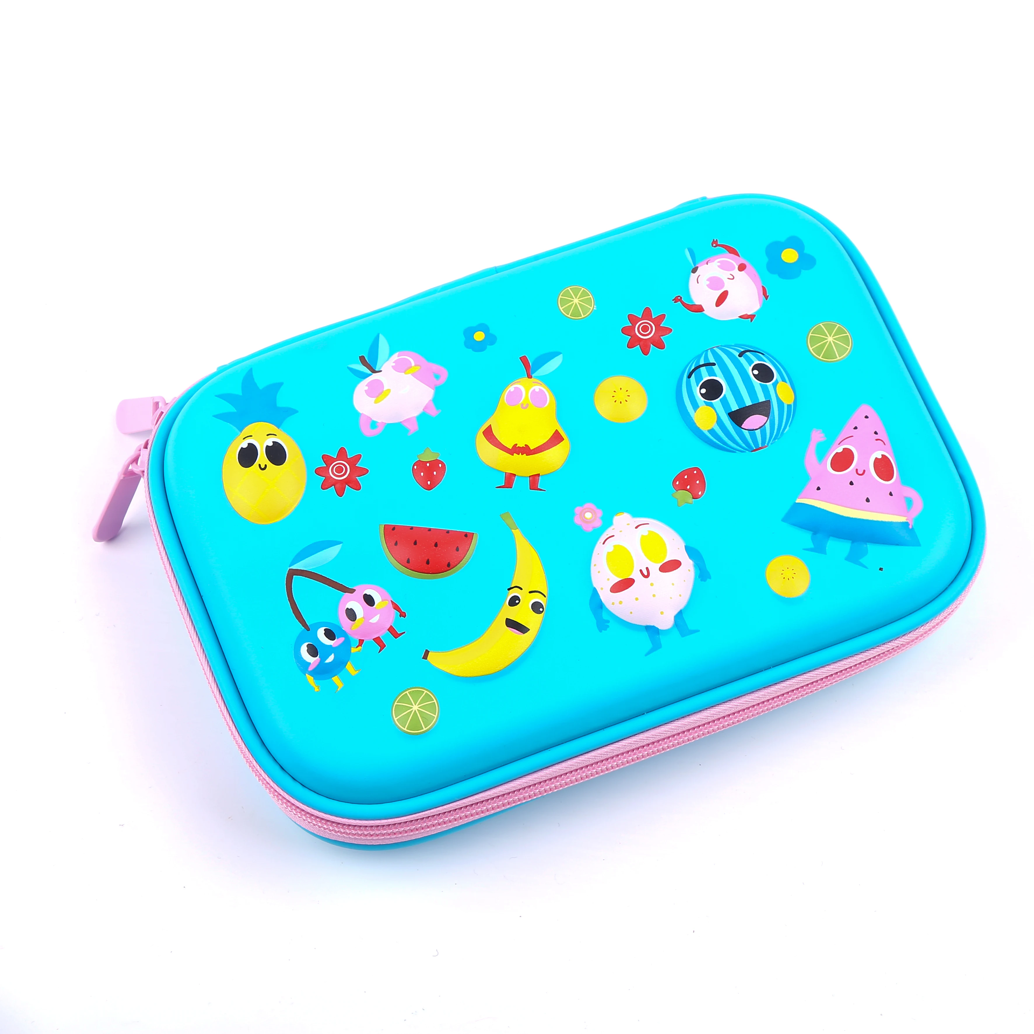 
Pencil Case HARD SHELL FUNNY FRUIT for Girls Gift Novelty Color 