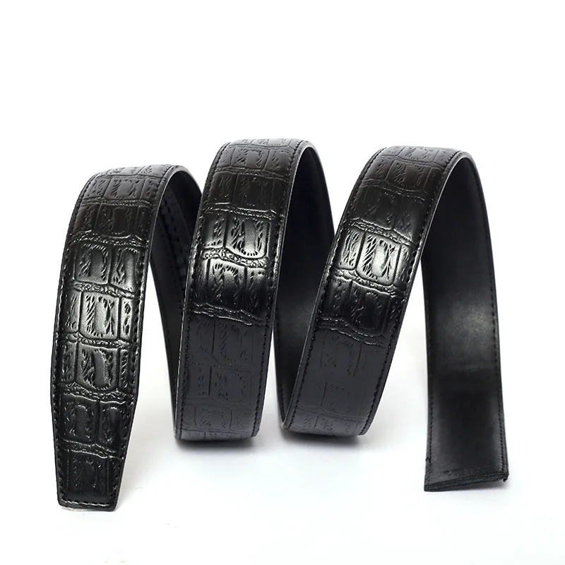 Оптовая продажа, мужской ремень из натуральной кожи с автоматической пряжкой, 3,5 см