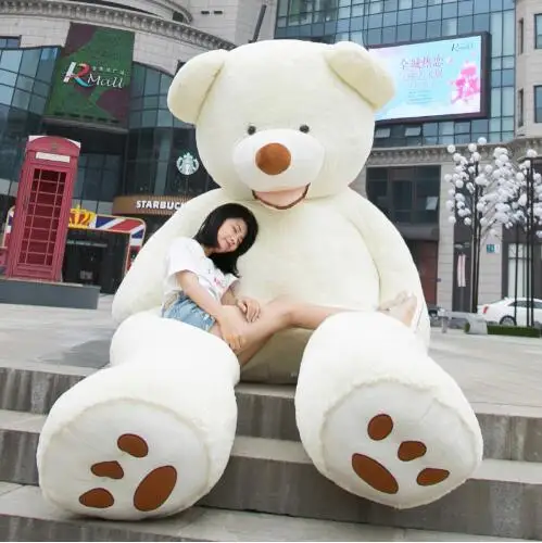 Wholesale Teddy Bear Huge 93inch American Giant Bear Skin/ Giant Teddy Bear  Good Quality Factory Price Soft Toys For Girls