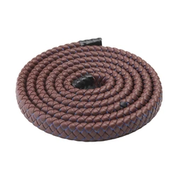 wholesale12mm Unisex Weave braided leather cord For Bracelet Necklace jewelry Making Supplies
